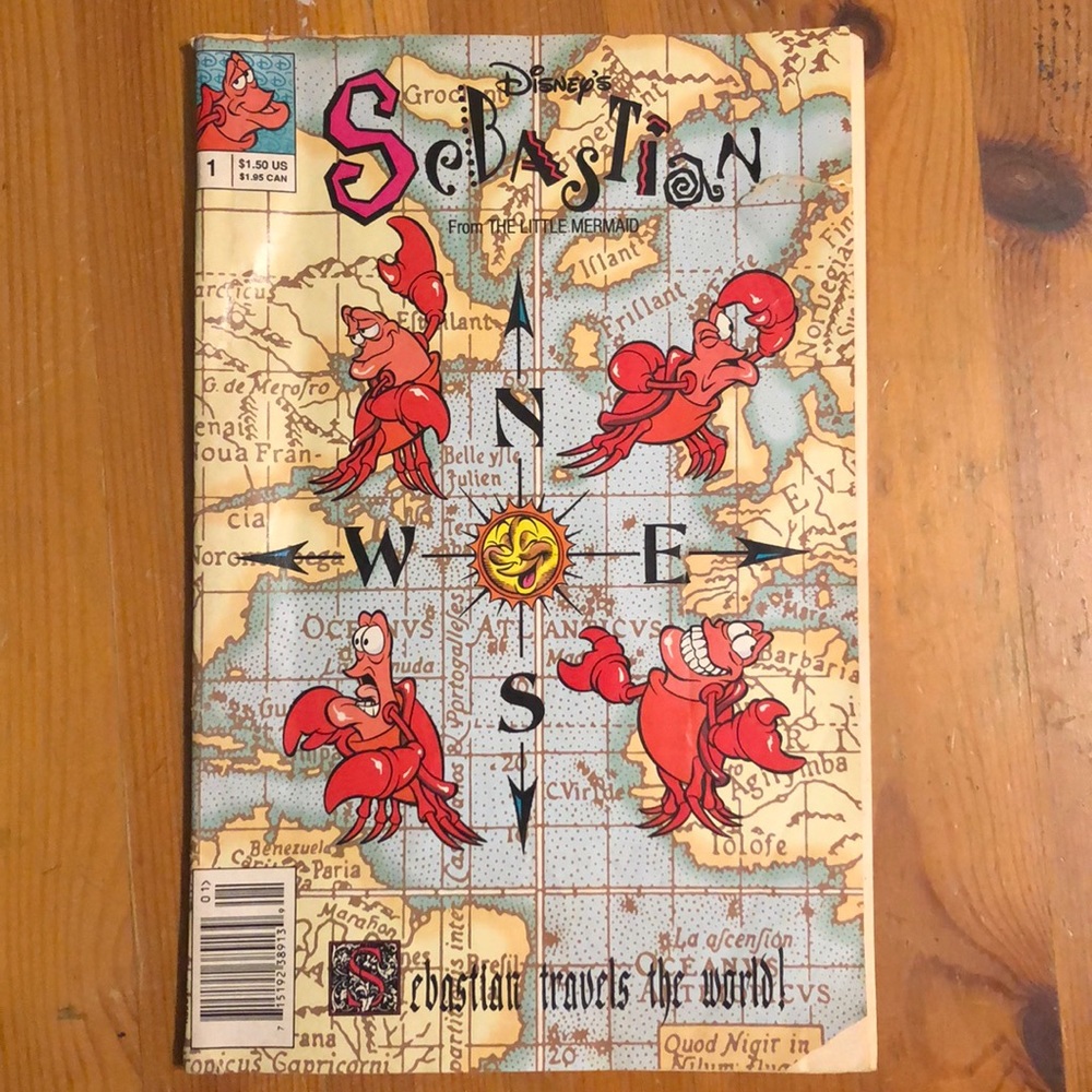 Disney comic book: Sebastian from The Little Mermaid